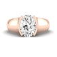 Jasmine Oval Diamond Bridal Set (Lab Grown Igi Cert) rosegold