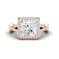 Moonflower Princess Diamond Bridal Set (Lab Grown Igi Cert) rosegold