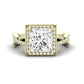 Moonflower Princess Diamond Bridal Set (Lab Grown Igi Cert) yellowgold