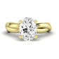 Baneberry Oval Diamond Bridal Set (Lab Grown Igi Cert) yellowgold