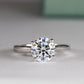 Rosemary Round Diamond Engagement Ring (Lab Grown Igi Cert) whitegold