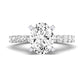 Magnolia Oval Diamond Bridal Set (Lab Grown Igi Cert) whitegold