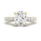 Magnolia Oval Diamond Bridal Set (Lab Grown Igi Cert) yellowgold