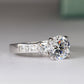 Hazel Round Diamond Engagement Ring (Lab Grown Igi Cert) whitegold