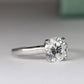 Rosemary Round Diamond Engagement Ring (Lab Grown Igi Cert) whitegold