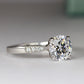 Poppy Round Diamond Engagement Ring (Lab Grown Igi Cert) whitegold