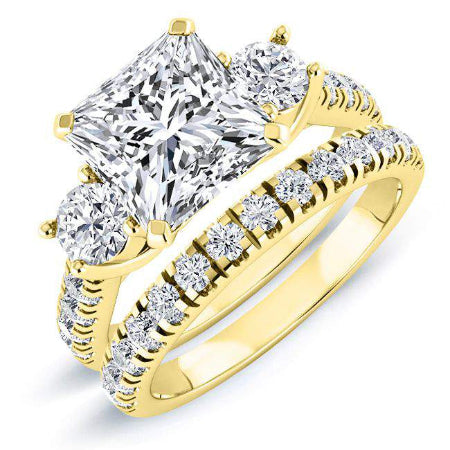 Primrose Princess Diamond Bridal Set (Lab Grown Igi Cert) yellowgold