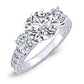 Daily Deal: 2.40ct Total Weight Round Lab Diamond Engagement Ring