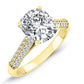 Iberis Cushion Diamond Engagement Ring (Lab Grown Igi Cert) yellowgold