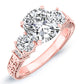 Angelonia Cushion Diamond Engagement Ring (Lab Grown Igi Cert) rosegold