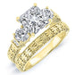 Angelonia Princess Diamond Bridal Set (Lab Grown Igi Cert) yellowgold