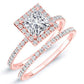 Columbine Princess Diamond Bridal Set (Lab Grown Igi Cert) rosegold