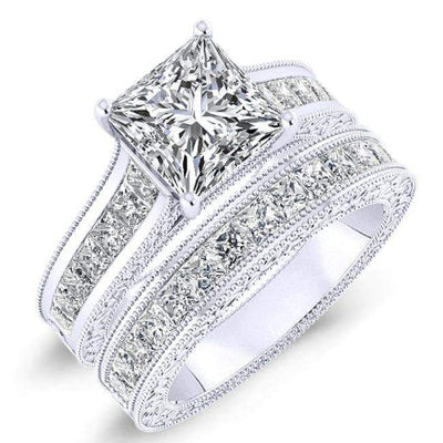 Edelweiss Princess Diamond Bridal Set (Lab Grown Igi Cert) whitegold