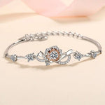 Abetzi Moissanite Bracelet whitegold