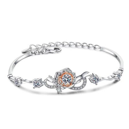 Abetzi Moissanite Bracelet whitegold