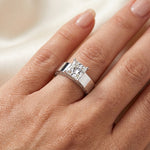 Acacia - GIA Natural Princess Diamond Engagement Ring