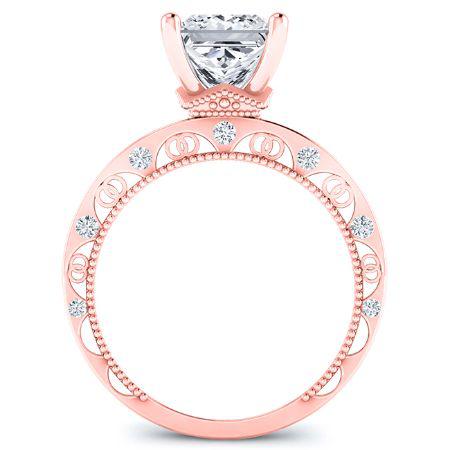 Acacia Princess Diamond Bridal Set (Lab Grown Igi Cert) rosegold