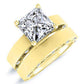 Acacia Princess Moissanite Bridal Set yellowgold