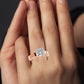 Acacia Princess Diamond Engagement Ring (Lab Grown Igi Cert) rosegold