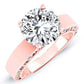 Acacia Round Diamond Engagement Ring (Lab Grown Igi Cert) rosegold