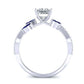 Alba Princess Diamond Bridal Set (Lab Grown Igi Cert) whitegold