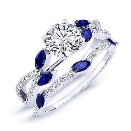 4.00 ct - Alba - Round Lab Diamond Bridal Set (IGI Certified)