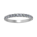 Almila Trendy Diamond Wedding Ring whitegold