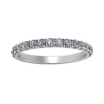 Almila Trendy Diamond Wedding Ring whitegold