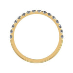 Almila Trendy Diamond Wedding Ring yellowgold