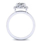 Almond Round Diamond Bridal Set (Lab Grown Igi Cert) whitegold