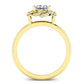 Almond Princess Diamond Bridal Set (Lab Grown Igi Cert) yellowgold