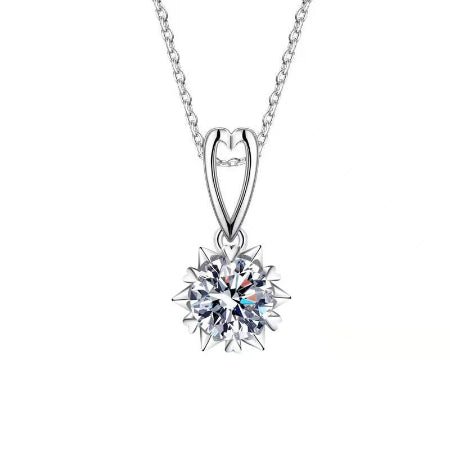 Alondra Diamond Necklace (Clarity Enhanced) whitegold