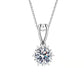 Alondra Moissanite Necklace whitegold