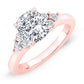 Alyssa Cushion Diamond Bridal Set (Lab Grown Igi Cert) rosegold