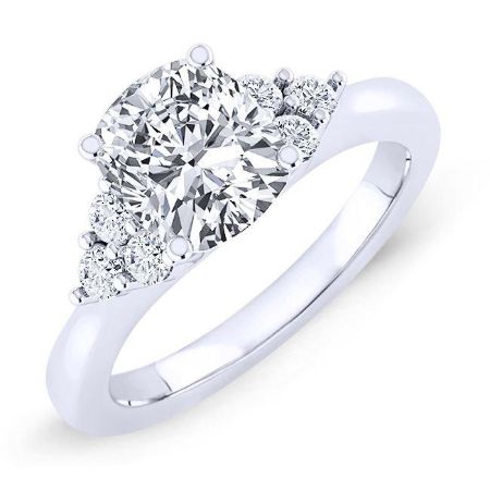 Alyssa Cushion Diamond Bridal Set (Lab Grown Igi Cert) whitegold