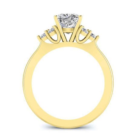 Alyssa Cushion Diamond Bridal Set (Lab Grown Igi Cert) yellowgold