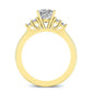 Alyssa Cushion Diamond Bridal Set (Lab Grown Igi Cert) yellowgold