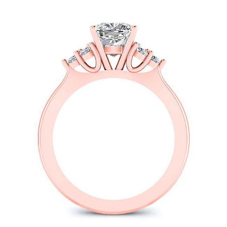 Alyssa Cushion Diamond Bridal Set (Lab Grown Igi Cert) rosegold