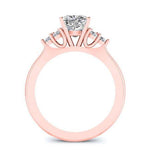 Alyssa Cushion Diamond Bridal Set (Lab Grown Igi Cert) rosegold