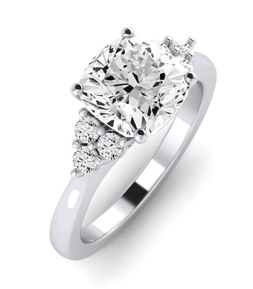 Alyssa Cushion Diamond Engagement Ring (Lab Grown Igi Cert) whitegold