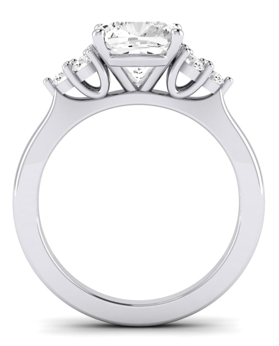 Alyssa Cushion Diamond Engagement Ring (Lab Grown Igi Cert) whitegold