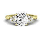 Alyssa Cushion Diamond Engagement Ring (Lab Grown Igi Cert) yellowgold