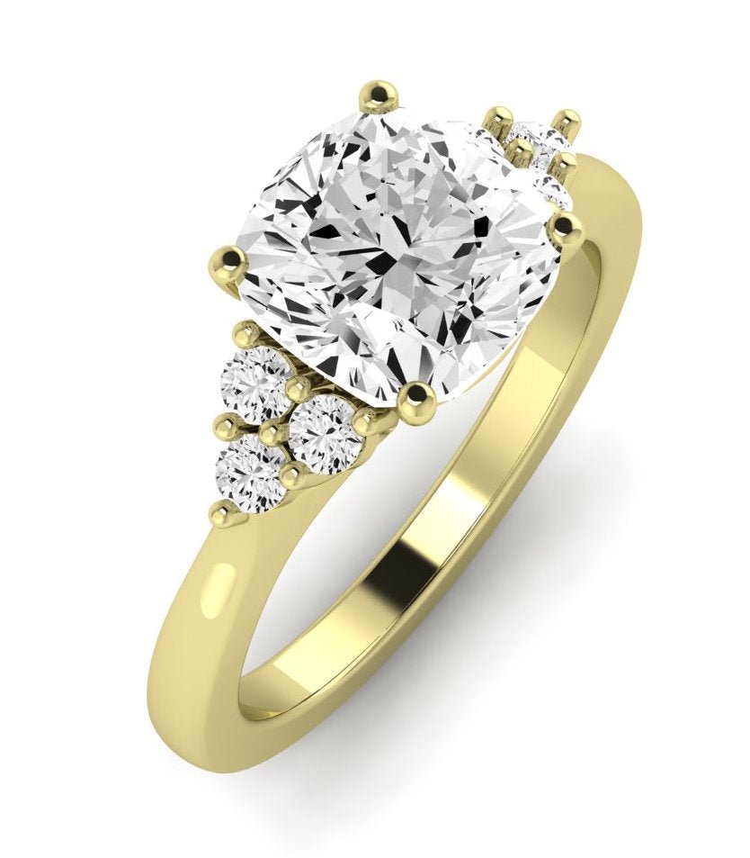 Alyssa Cushion Diamond Engagement Ring (Lab Grown Igi Cert) yellowgold