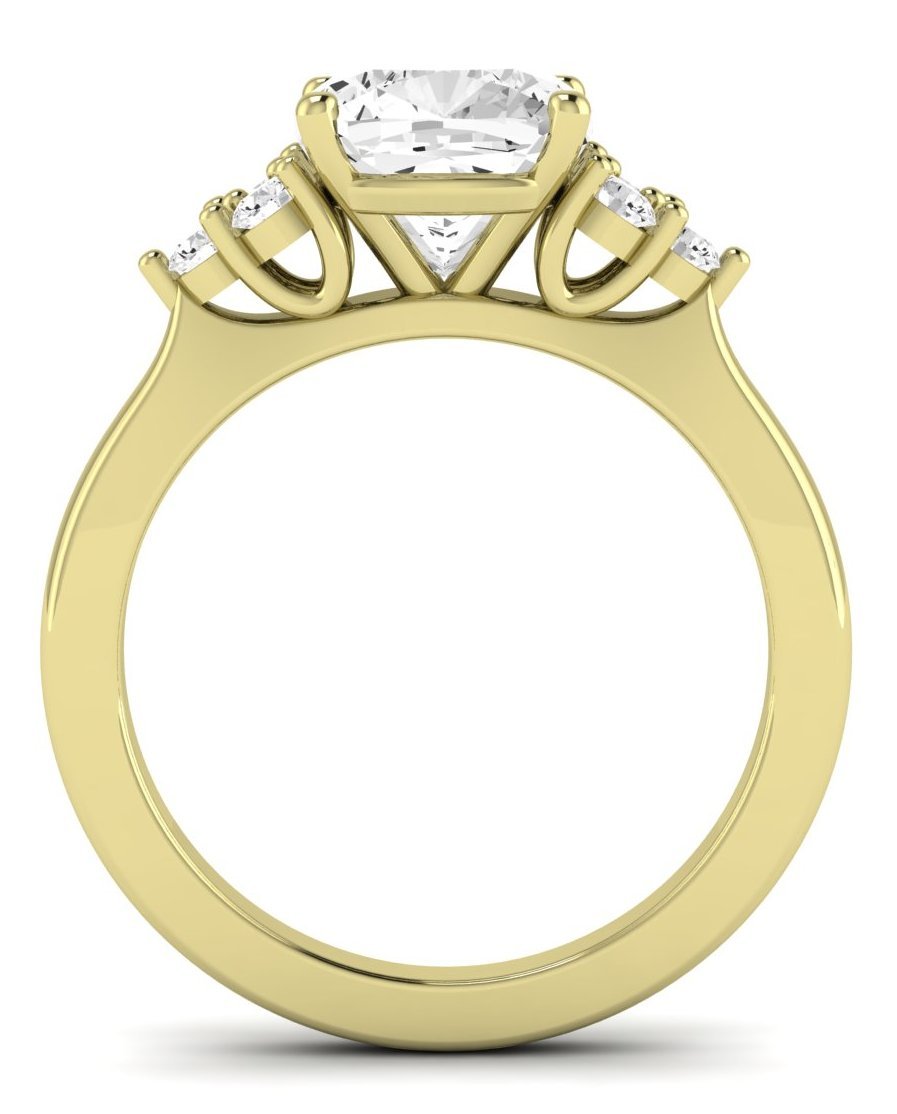 Alyssa Cushion Diamond Engagement Ring (Lab Grown Igi Cert) yellowgold