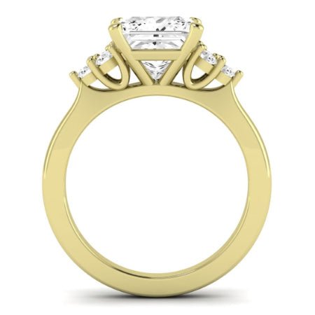 Alyssa Diamond Matching Band Only (does Not Include Engagement Ring) For Ring With Princess Center yellowgold