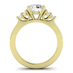 Alyssa Diamond Matching Band Only (does Not Include Engagement Ring) For Ring With Round Center yellowgold