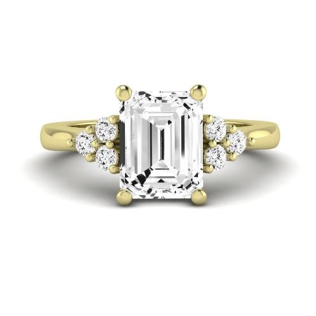 Alyssa Emerald Diamond Bridal Set (Lab Grown Igi Cert) yellowgold