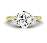 Alyssa Oval Diamond Engagement Ring (Lab Grown Igi Cert) yellowgold