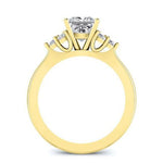 Alyssa Princess Diamond Bridal Set (Lab Grown Igi Cert) yellowgold