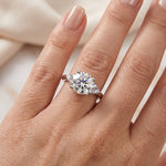 Alyssa Gia Natural Round Diamond Engagement Ring